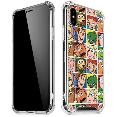 Disney Toy Story Characters Collage faces iPhone XS Max Clear Case